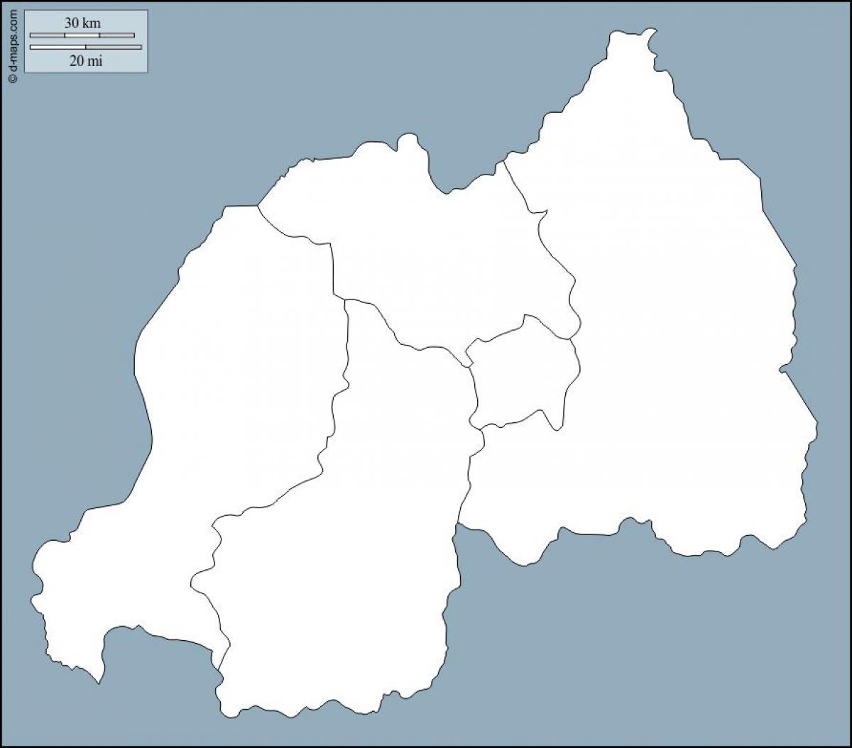 روانڈا نقشہ خاکہ